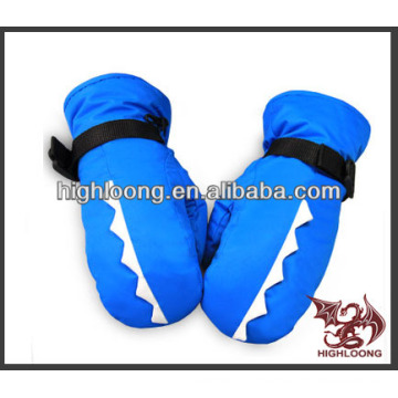 child warm blue cheap ski gloves